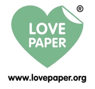Love Paper Logo Green